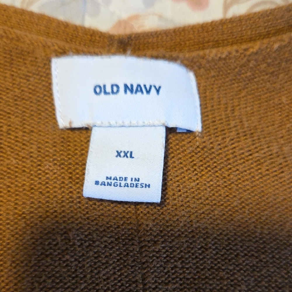 Old Navy Tan Knit Sweater- XXL - Picture 2 of 5